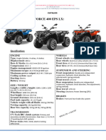 Cfmoto Cforce Atv Quads Catalog