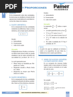 Aritmética - Reg 9 - Razones y Proporciones