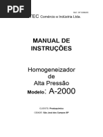 Homogeneizador de Alta Pressão