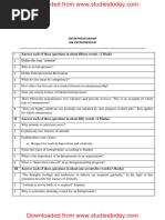 CBSE Class 11 Entrepreneurship An Entrepreneur Worksheet