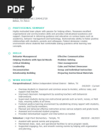 Tracey Fallis Resume