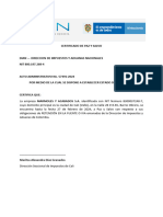 Certificado Dian