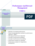 Performance and Reward Management UNIT - 2 PRIYANKA MM