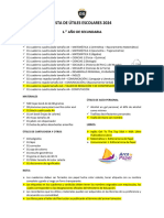 Lista 1.° de Secundaria