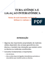 5-Estrutura Atomica e Ligação Interatomica