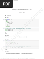 Corrigé CNC Informatique 2024 - MP