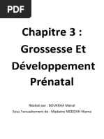 Grossesse Et Developpement Prenatale