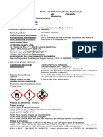 Ficha de Informacao de Seguranca de Produto Quimico Aguarras