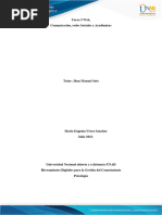 Web, Comunicación Redes Sociales y Academicas