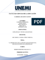 Ensayo Estrategias y Tecnicas de Educacion C2