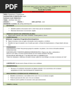 INGLES (14) Plan de Clases