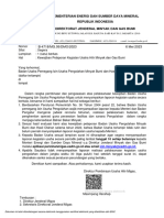 Surat Kewajiban Pelaporan Keg Usaha Hilir Migas (Pengolahan)