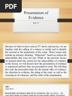 LESSON 8. Rule 132 Presentation of Evidence