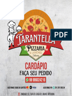 Cardapio Tarantela 2023