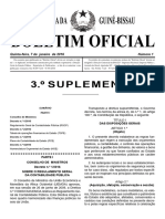 República Da Guiné-Bissau: Boletim Oficial