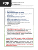 Net Metering Application Qualifications and Requirements