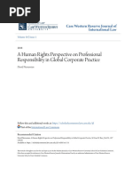 A Human Rights Perspective On Professional Responsibility in Glob