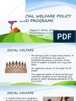 Social Welfare Policy and Programs & DSWD VMG