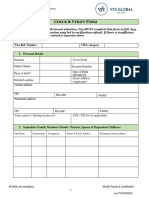 Check and Verify Form