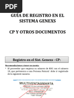 1) Guia de Registro en Genex