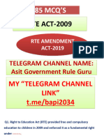 Quiz On Rte-2009