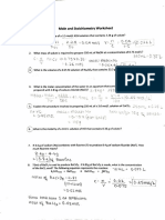 Chem Molar Stoichiometry