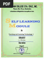 Teaching and Learning Module2