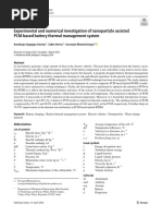 Experimental and Numerical Investigation of Nanoparticle Assisted PCM Based Battery Thermal Management System