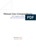 Ultimate Calc 2 Integral Starter