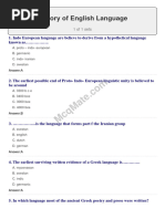 History-Of-English-Language (Set 1)