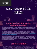 Clase Limites de Atterberg y Clasificación