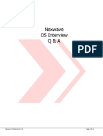 Nexwave OS Interview Q&A