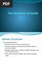 2.1 The Structure of Solids