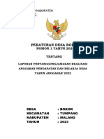 Perdes No 1 Tahun 2023 Tentang Realisasi Apbdes 2022 1 3507162006