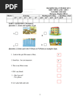 Đề Thi Hk i Lớp 3 (Đề 2)