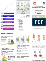 Triptico Ejercicios en Personas Mayores