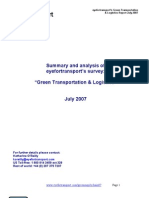 089 - Eyefortransport's Green Transportation and Logistics Report July 2007