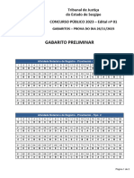 Tjse 2023 Atividade Notarial e de Registro Provimento e Remocao