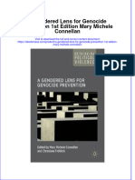 A Gendered Lens For Genocide Prevention 1St Edition Mary Michele Connellan Full Chapter PDF