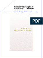 A Multisensory Philosophy of Perception Casey Ocallaghan Full Chapter PDF