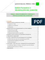 Tema 3 - Mantenimiento, Equipos e Instalaciones Del Almacen