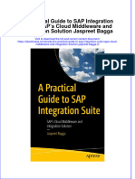 (Download PDF) A Practical Guide To Sap Integration Suite Saps Cloud Middleware and Integration Solution Jaspreet Bagga 2 Full Chapter PDF