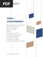 Final Assignment - Group 8 - INS3019 01