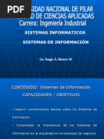 Sistemas de Informacion - Ing - Industrial