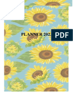 Planner A4 Girasoles