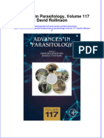 Advances in Parasitology Volume 117 David Rollinson 2 Full Chapter PDF