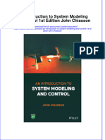 An Introduction To System Modeling and Control 1St Edition John Chiasson Full Chapter PDF