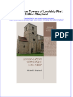 Anglo Saxon Towers of Lordship First Edition Shapland Full Chapter PDF