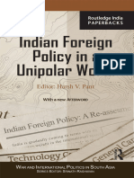 Indian Foreign Policy in A Unipolar World Harsh V Pant Srinath Raghavan