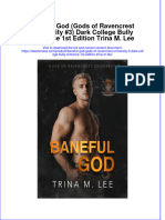 Baneful God Gods of Ravencrest University 3 Dark College Bully Romance 1St Edition Trina M Lee Full Chapter PDF